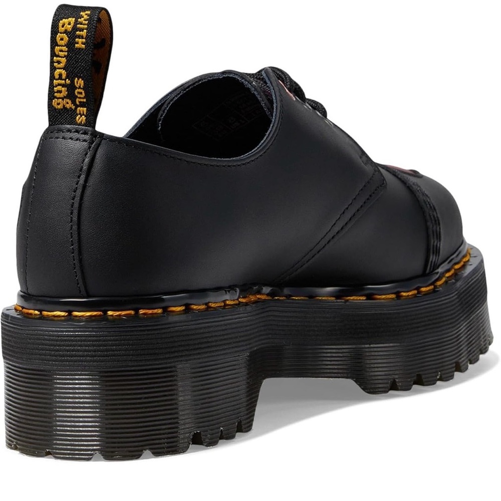 Dr. Martens Womens 1461 Quad Heart Leather Platform Shoe BNIB - Picture 7 of 7